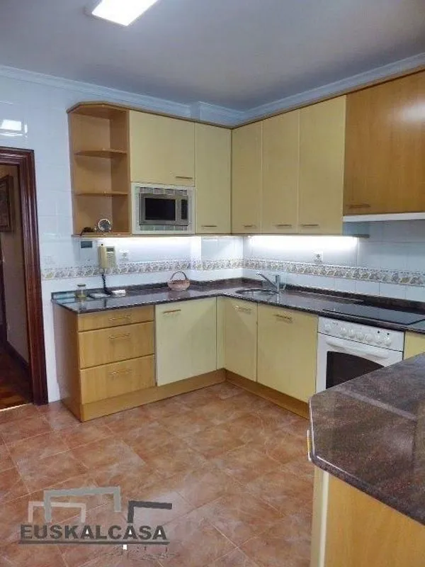 Kitchen - Furnished Flat with Terrace in Ametzola