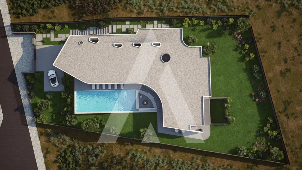 Õhuvaade - Luxury Plot with Pool in Vila Alegre, Fernão Ferro