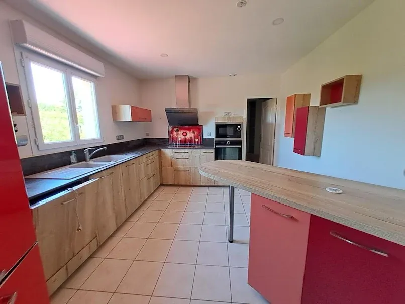 Köök - Charming Flat with Terraces in Pont-l'Abbe-d'Arnoult