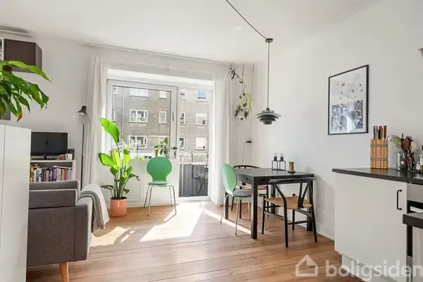 Séjour - 1st Floor Apartment in Copenhagen NV