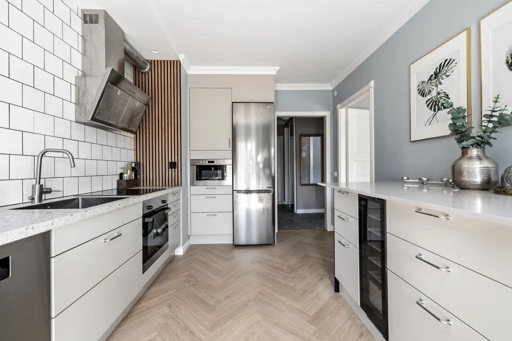 Cuisine - Bright 3rd Floor Apartment with Garden Access in Östermalm