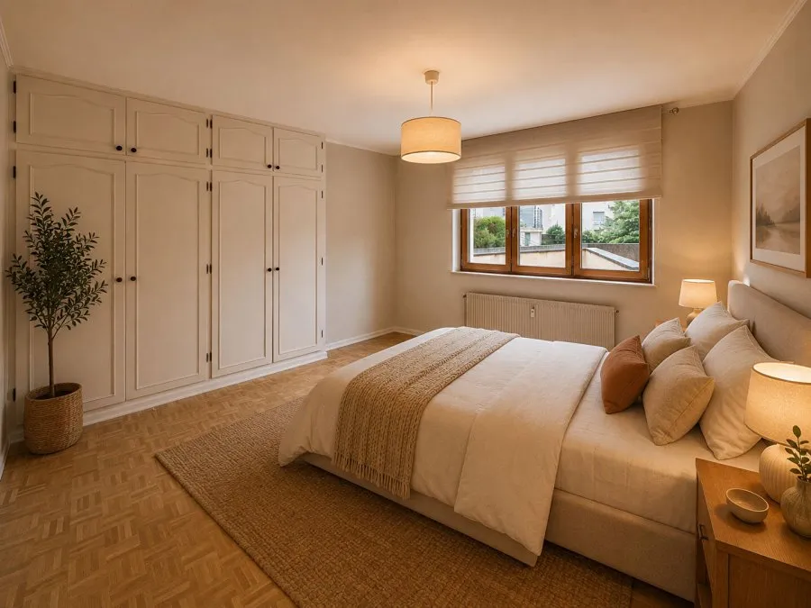 Bedrooms - 3-Bedroom Apartment with Garage in Thionville