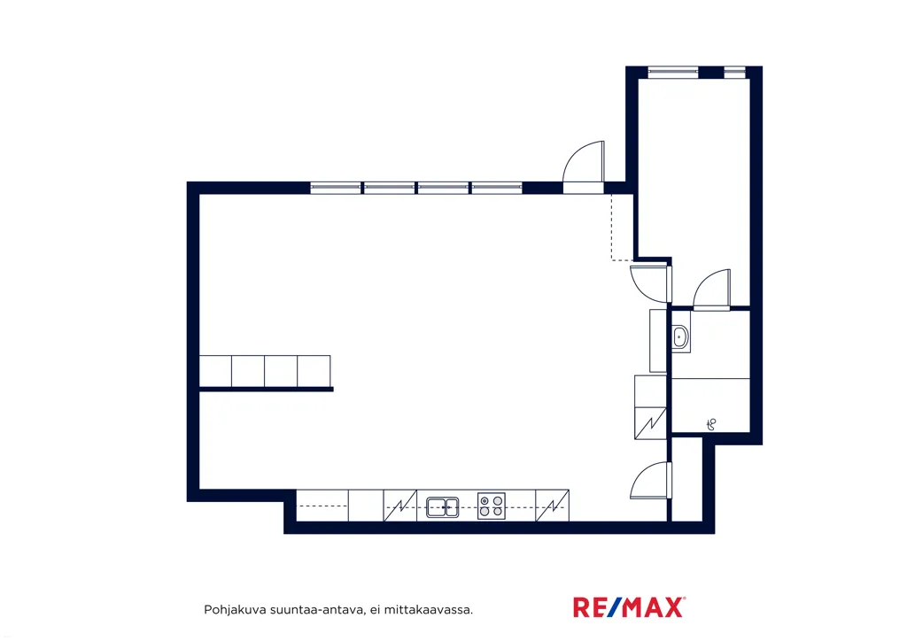 Plan - Loft-Style Apartment with Garden in Asemantaus