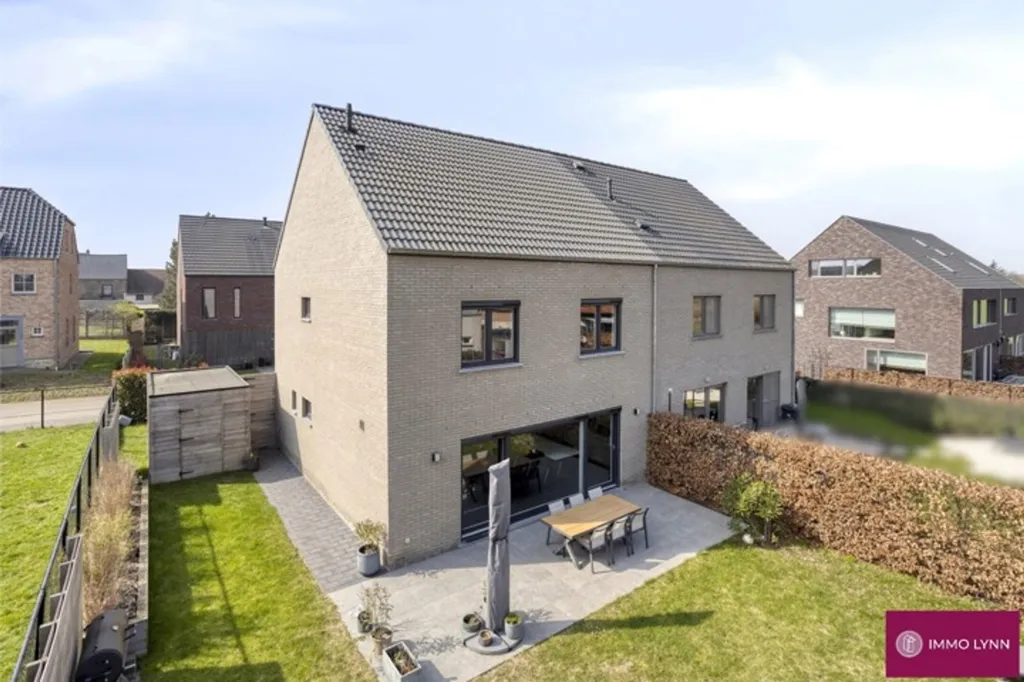 Aerial - Contemporary House with Large Attic in Kampenhout