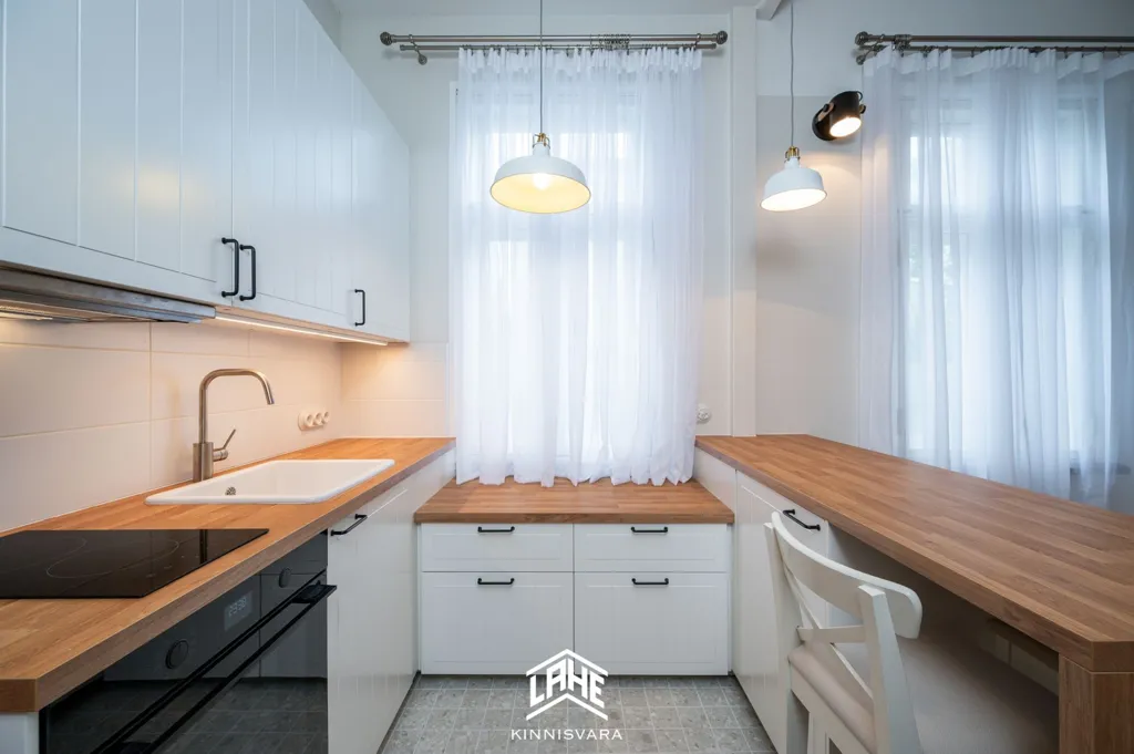 Cuisine - Renovated Studio Flat with Garden in Tartu