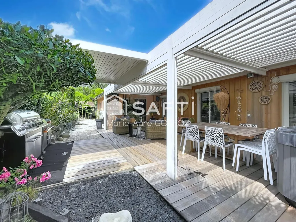 Terrasse - Villa avec Piscine à Martignas-sur-Jalle