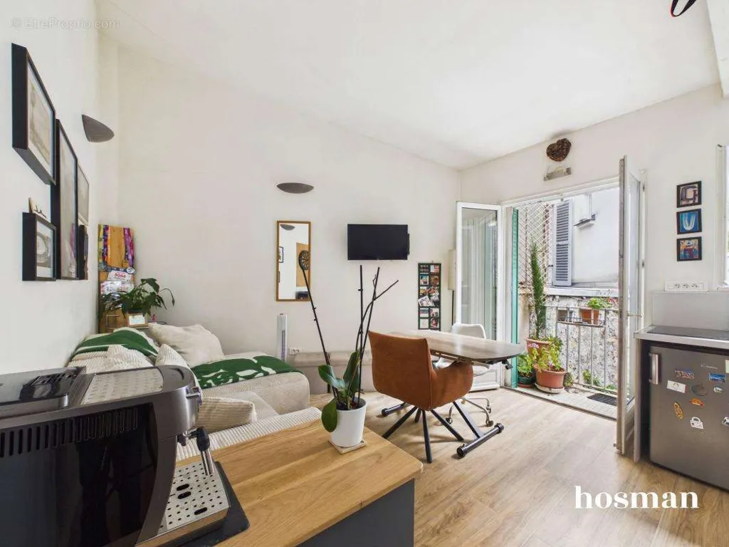 Soggiorno - Duplex with Balcony in Montparnasse, Paris