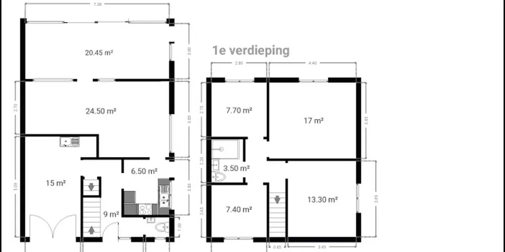 Plan - Maison avec Jardin Spacieux à Lokeren