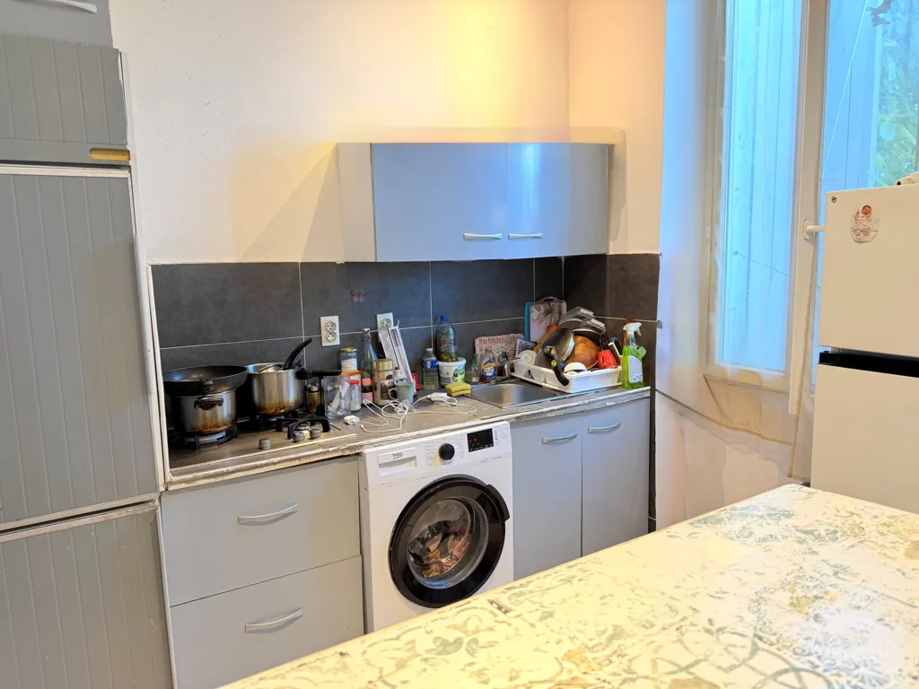 Cucina - T2 Flat with Courtyard View in Marseille