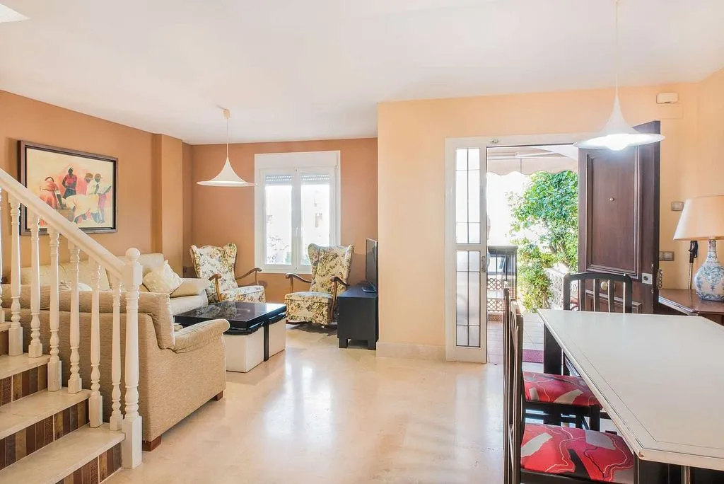 Séjour - Charmingly Adjoined House with Sea View in Los Álamos