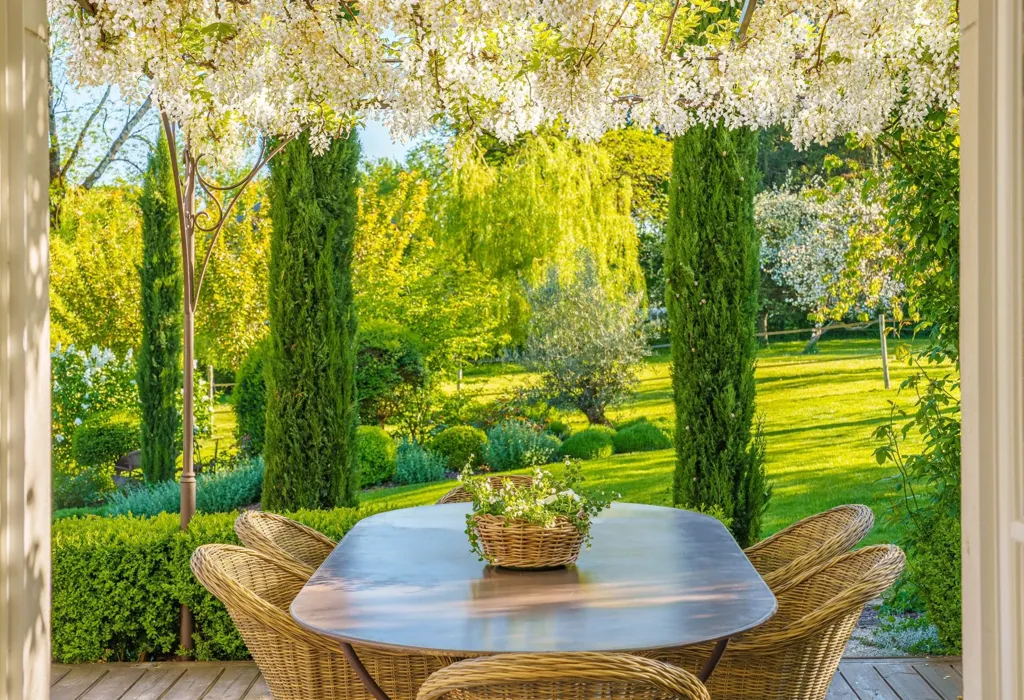 Terrace - Luxury House with Mont Blanc View near Geneva
