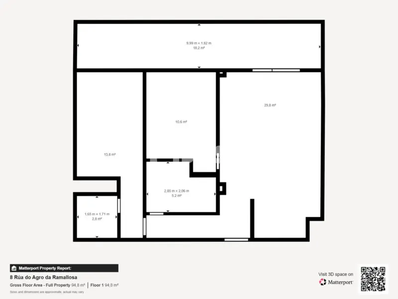 Planimetria - Apartment with Terrace in Teo