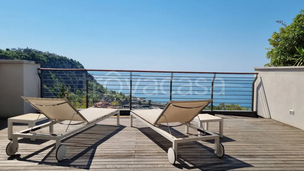 Terrace - Penthouse with Sea View in Duino Aurisina