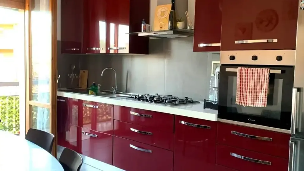 Köök - Penthouse with Terraces in Montevarchi