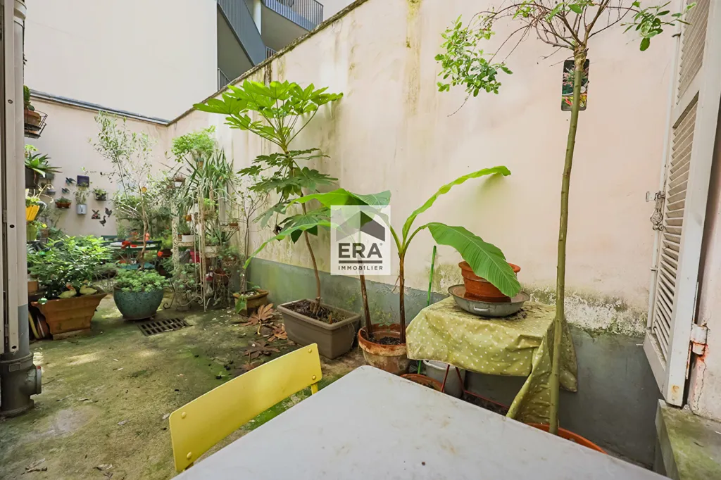 Giardino - Studio with Private Courtyard in Montsouris