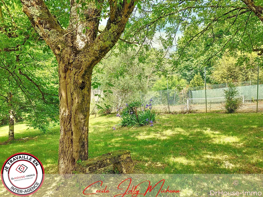 Jardin - Maison en Pierre avec Piscine à Saint-Savin