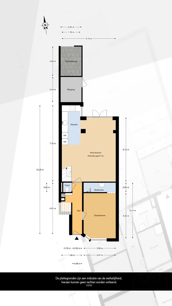 3-toaline korter asukohas Vlaardingen