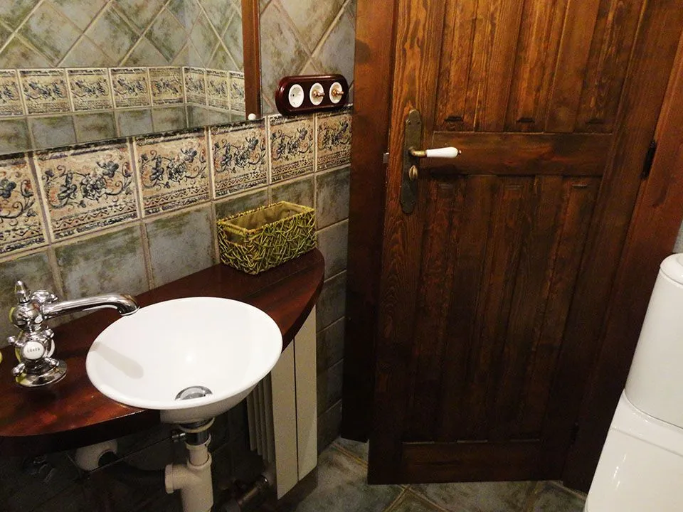Salles de bain - Adosado with Rustic Decor in Riocavado de la Sierra