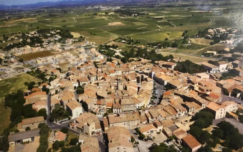 Vista aerea - Buildable Plot with Garden in Alignan-Du-Vent