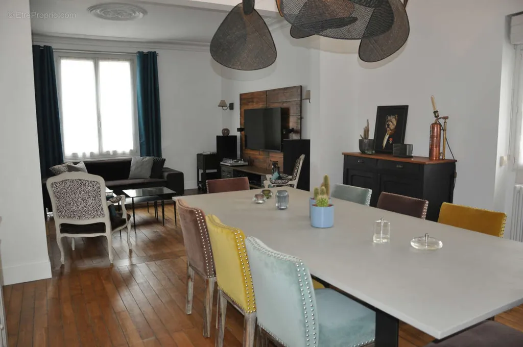 Dining Room - Charming Mancelle with Balcony in Rive Droite