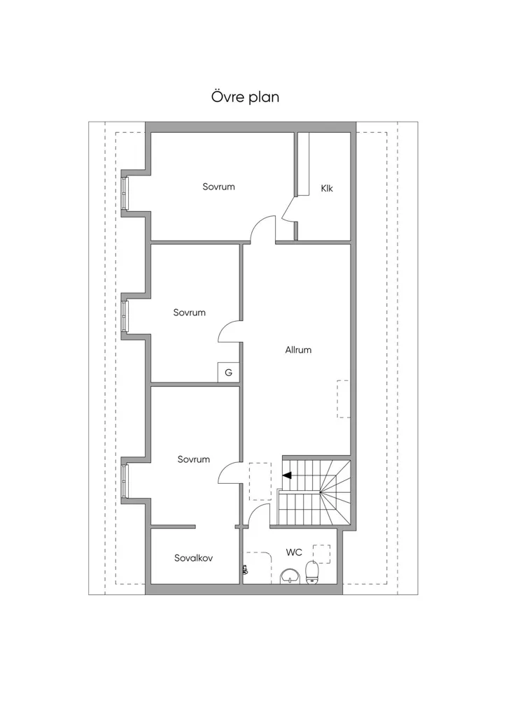 Plan - Villa with Extensive Garden in Lerberget