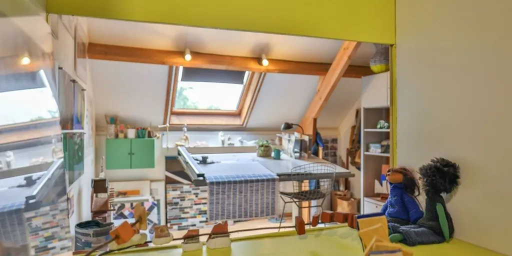Bureau - Maison avec Jardin dans le Quartier Vert de Mortsel