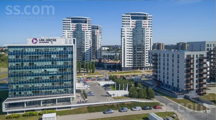 Vue aérienne - 2-Bedroom Apartment with Balcony in Riga Centre