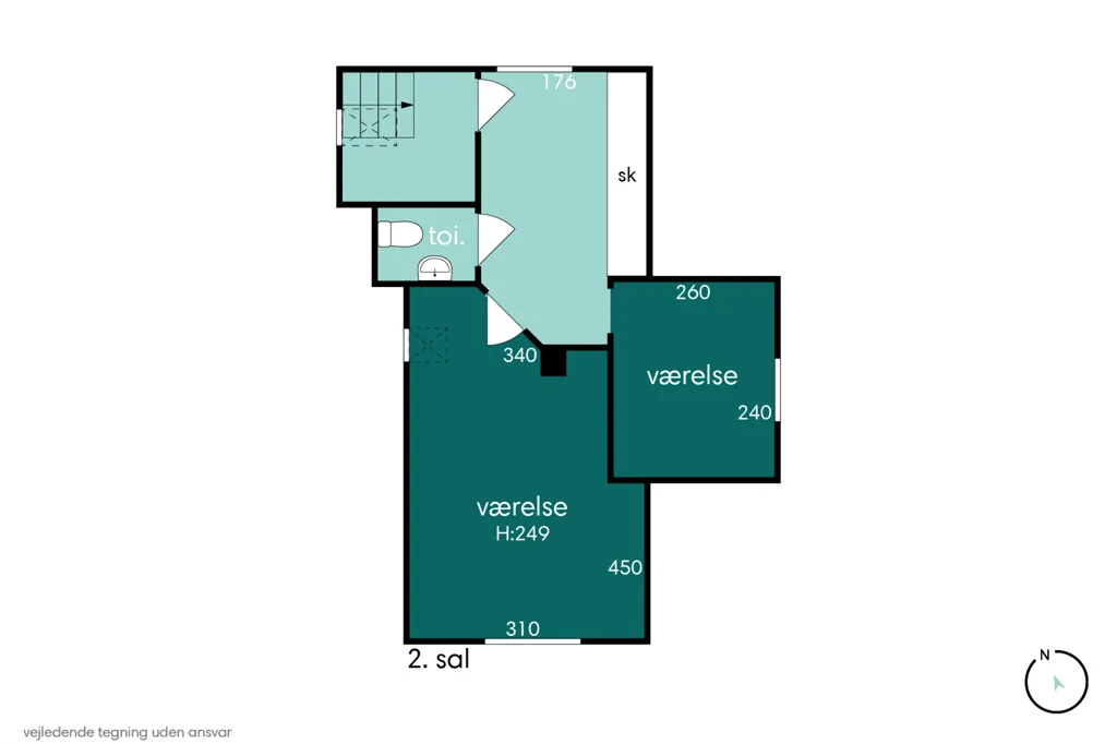 Plan - Charming Villa in Hanssted Quarter