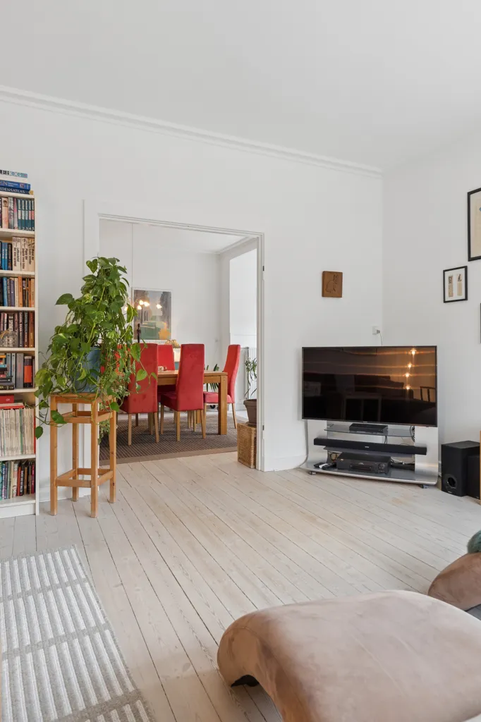 Séjour - Elevator Penthouse with Two Balconies in Valby
