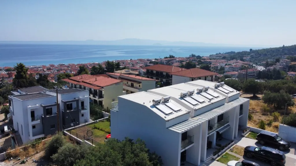 Aerial - Maisonette with Sea View in Kassandra, Chalkidiki
