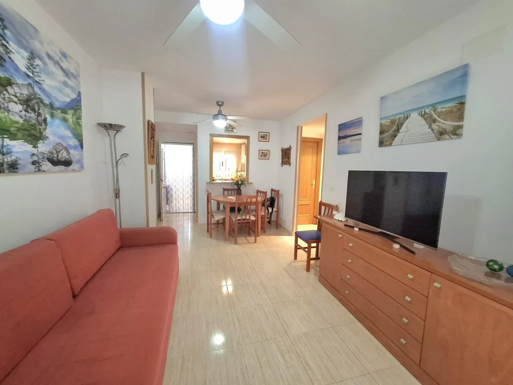 Séjour - Apartment with Private Pool in Marina d'Or
