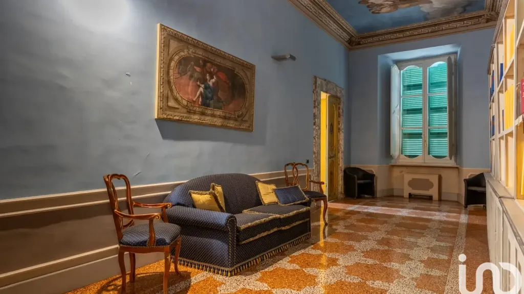 Séjour - Historic Apartment with Artwork in Ancona