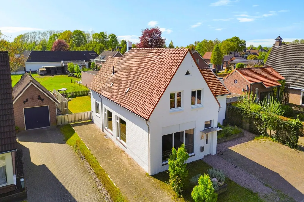 Vue aérienne - Charming Detached House with Solar Panels in Westerbeek