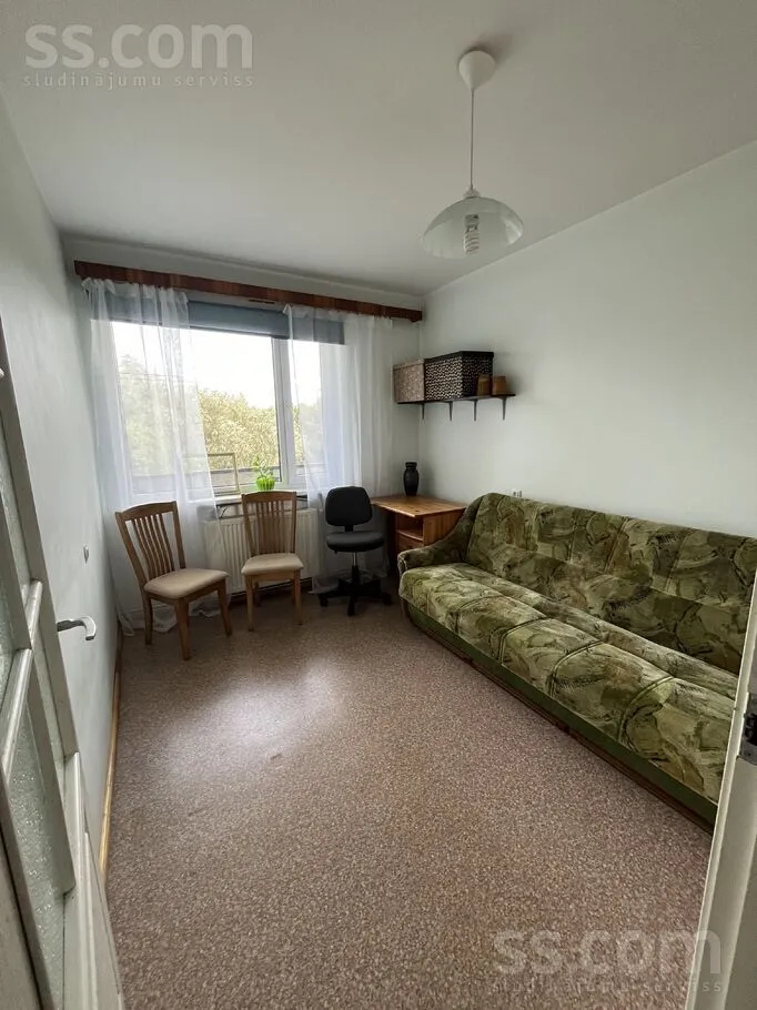 Séjour - 3-Bedroom Flat with Balcony in Bauska