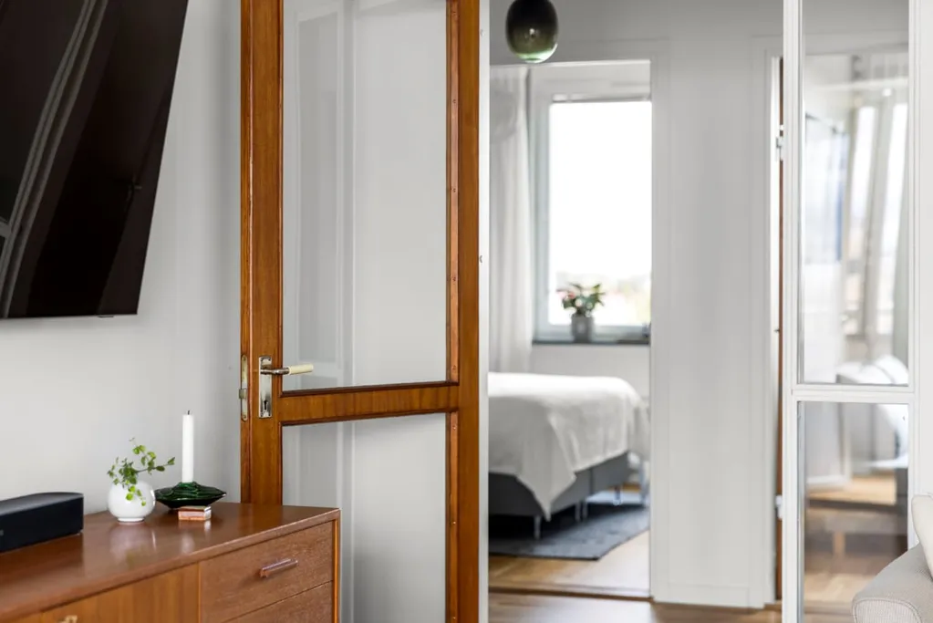 Bedrooms - Renovated Apartment with Balcony in Tyresö