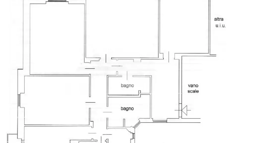 Plan - Apartment with Terrace in Balduina, Rome