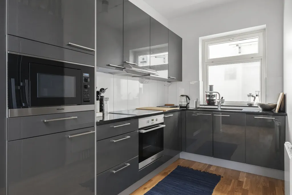 Köök - Apartment with Sea View in Södermalm