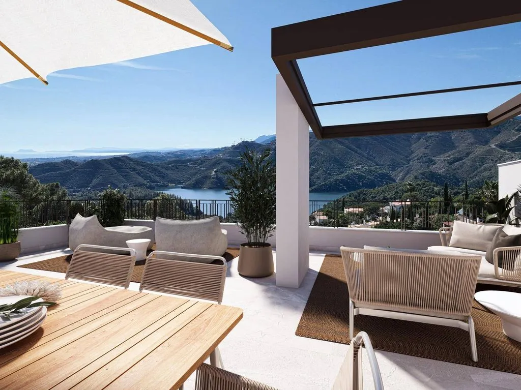 Terrasse - Luxury Flat with Pool in Istán, Spain