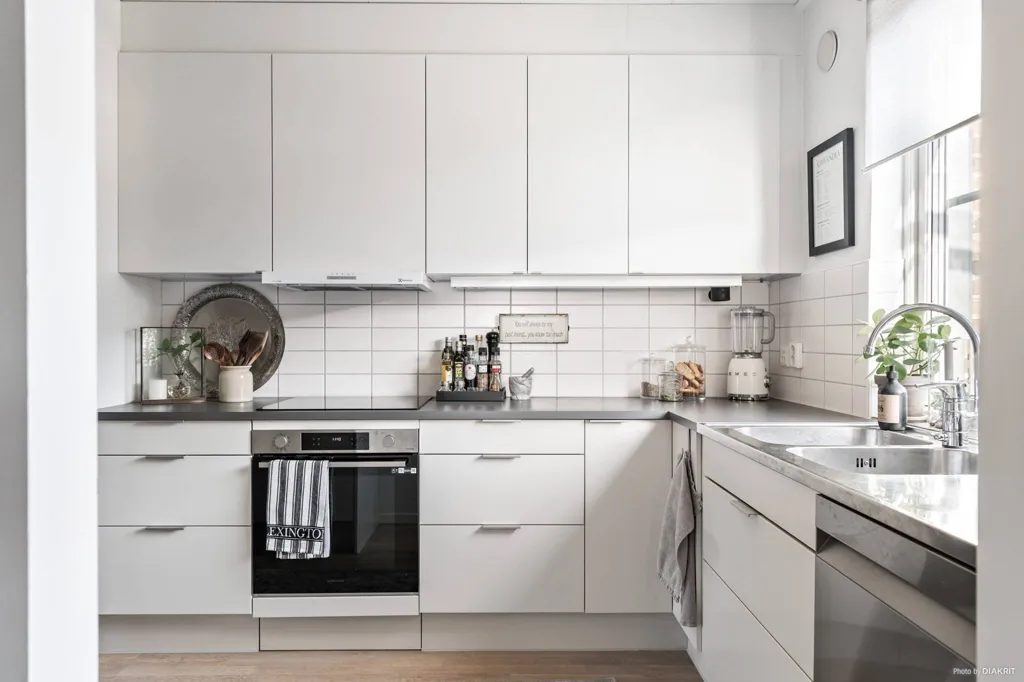 Cuisine - Modern Flat with Balcony in Gustavslund