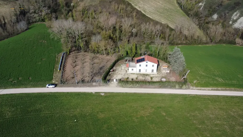 Vue aérienne - Rustic House with Garden in Castignano