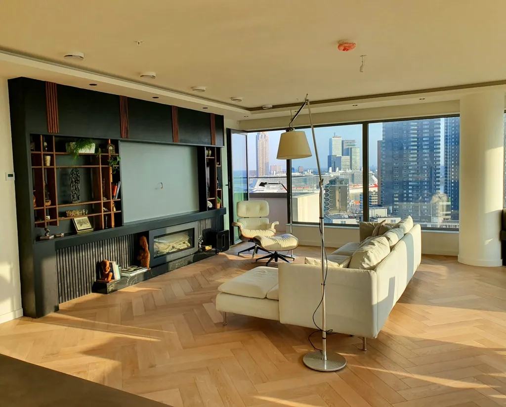 Soggiorno - Luxury Apartment in The CoolTower, Rotterdam