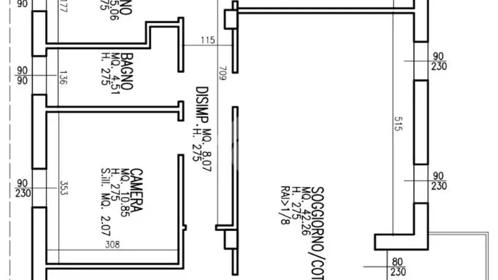Plaan - Apartment with Garden in Venice