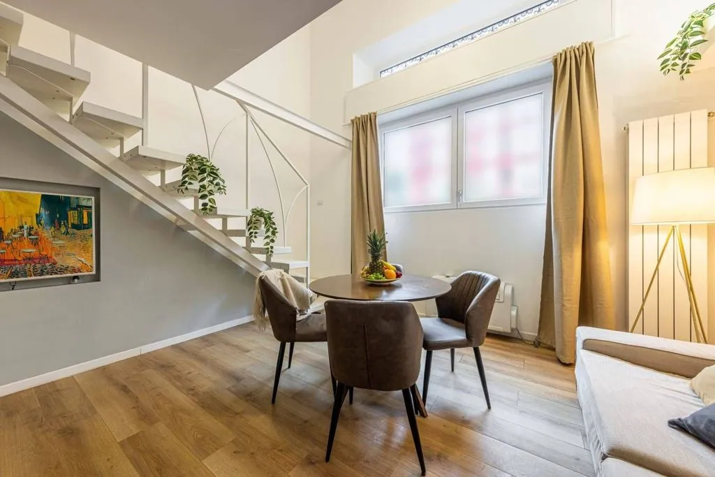 Séjour - Luxury Loft with Metro Access in Milan