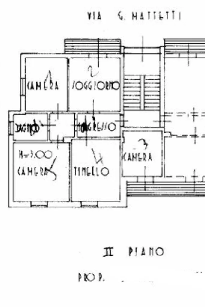 Plan - Trilocale with Balcony in Borgosatollo
