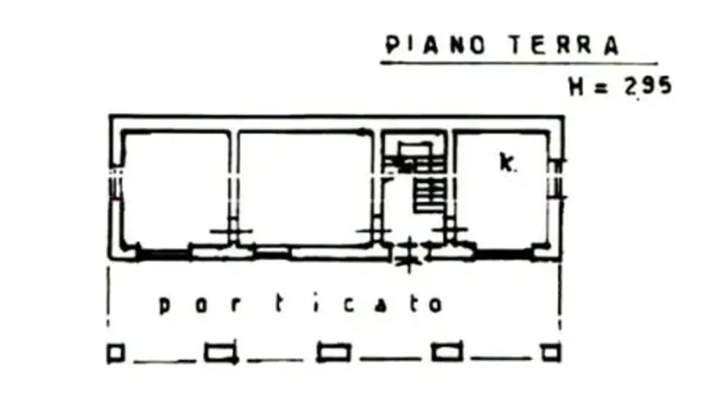Plan - Rustic House with Garden in Calghera, Colli Verdi