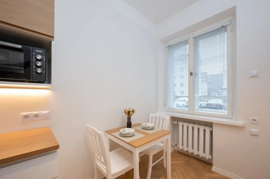 Cucina - Apartment with Private Garden in Tallinn Centre