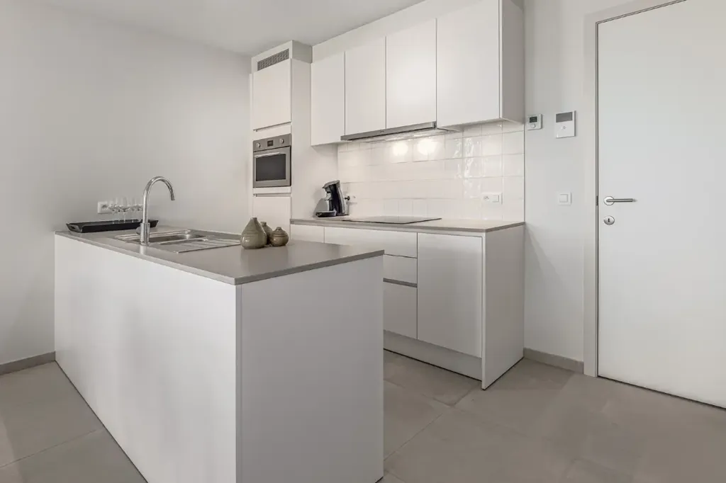 Kitchen - New Apartment with Spacious Terrace in Nieuwpoort