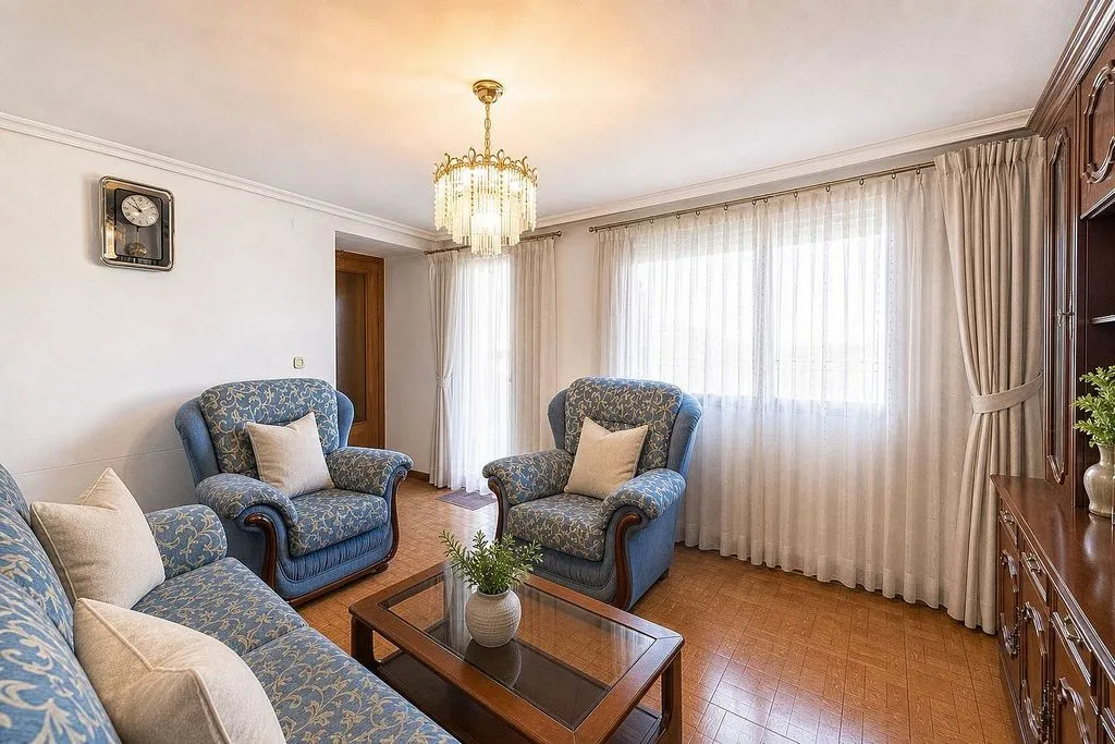 Séjour - Traditional Chalet with Terrace in Aibar/Oibar