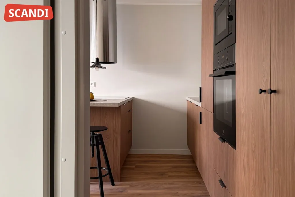 Cuisine - Scandi-Style Flat with Garden View in Mustamäe