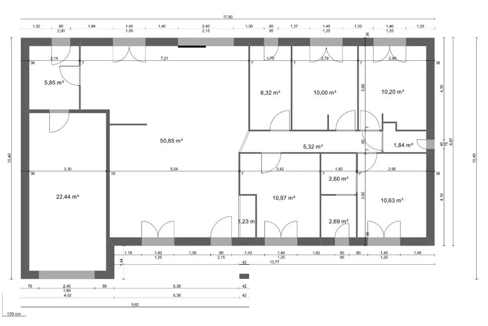 Planimetria - Plot for New Build House near Le Mans